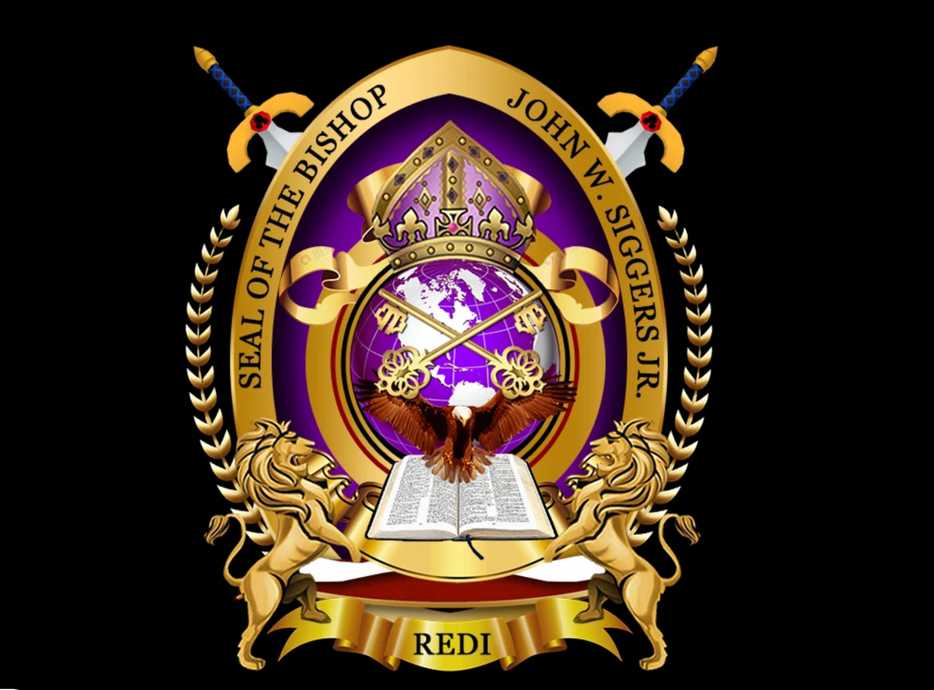 HD church seal logo, Apostle or Bishop Seal Design